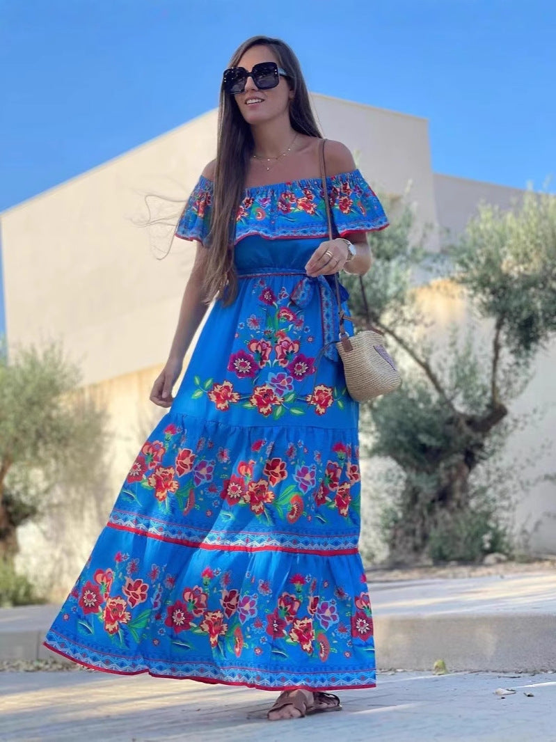 Élégance Robe Florale et Charme d'Été