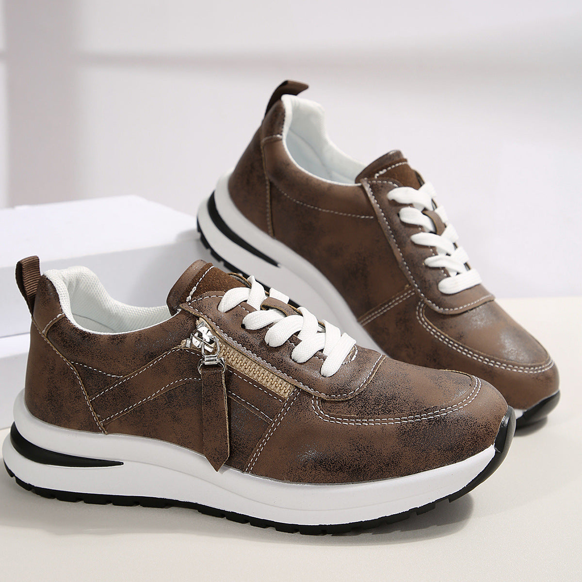 Chaussures Chic à Lacets pour Femme