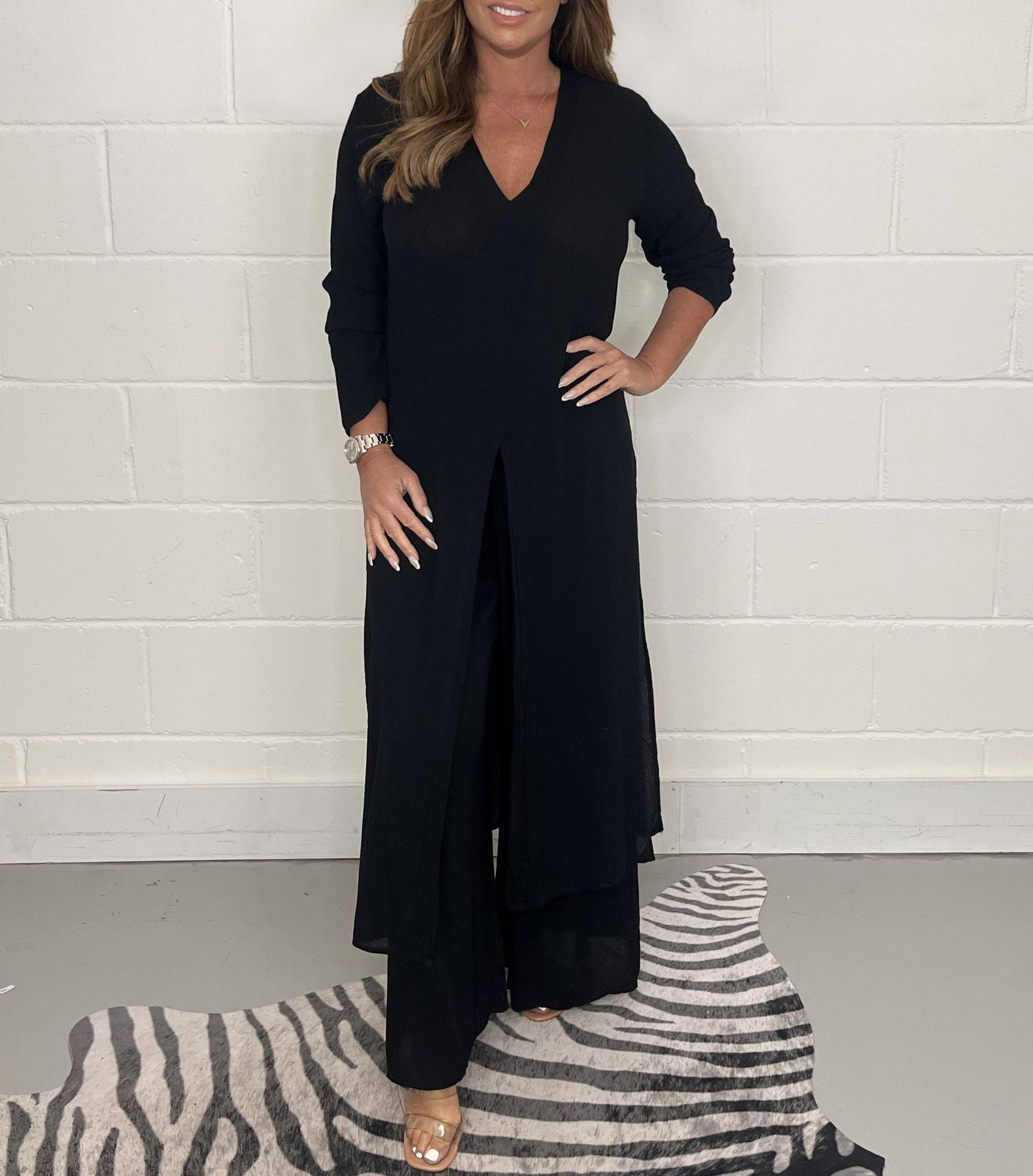 Tendance Subtile – Set Long Haut et Pantalon
