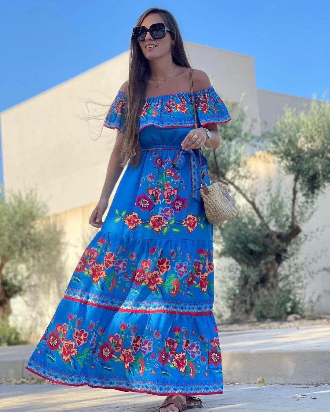 Élégance Robe Florale et Charme d'Été