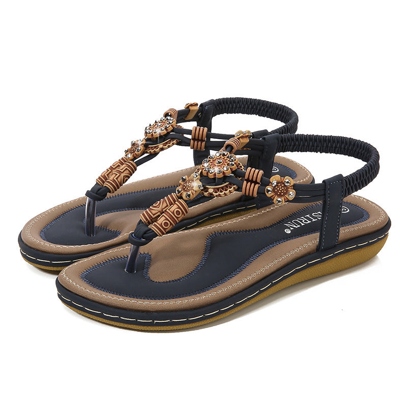 Sandales d’Été Femme – Artisanales, Plates & Ultra Confortables
