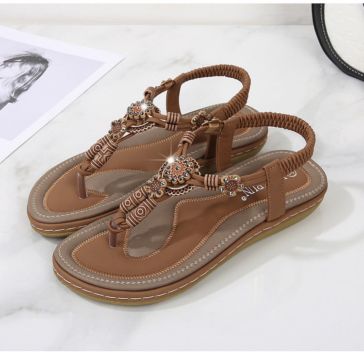 Sandales d’Été Femme – Artisanales, Plates & Ultra Confortables