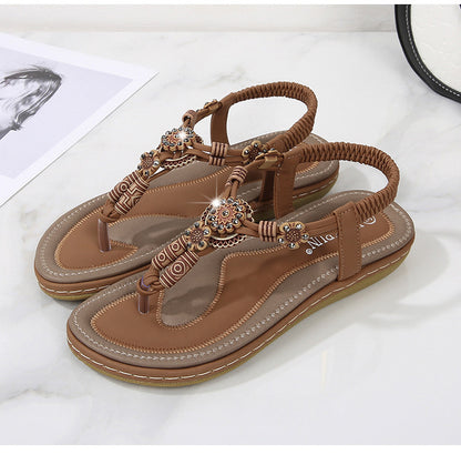 Sandales d’Été Femme – Artisanales, Plates & Ultra Confortables
