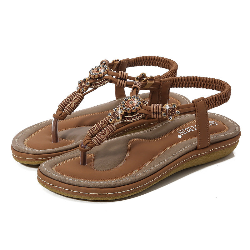 Sandales d’Été Femme – Artisanales, Plates & Ultra Confortables